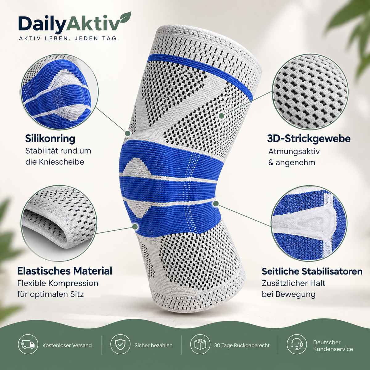 Stabilisierende Kniebandage | KnieStabil