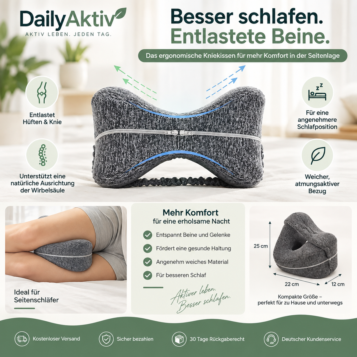 Ergonomisches Kniekissen | BeinBalance