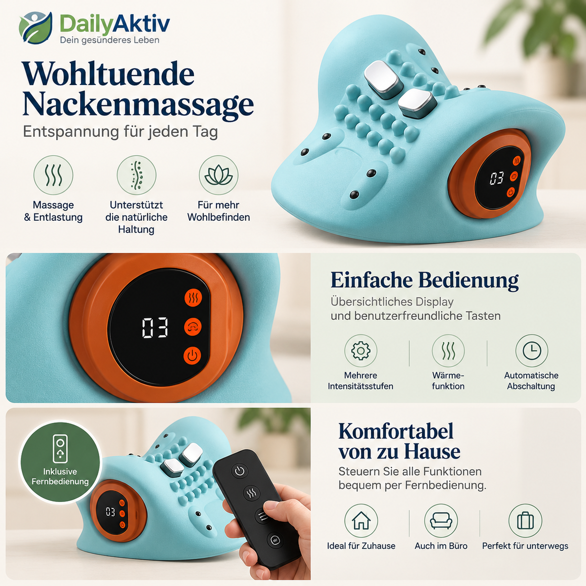 EMS-Nackenmassagegerät | NackenImpuls
