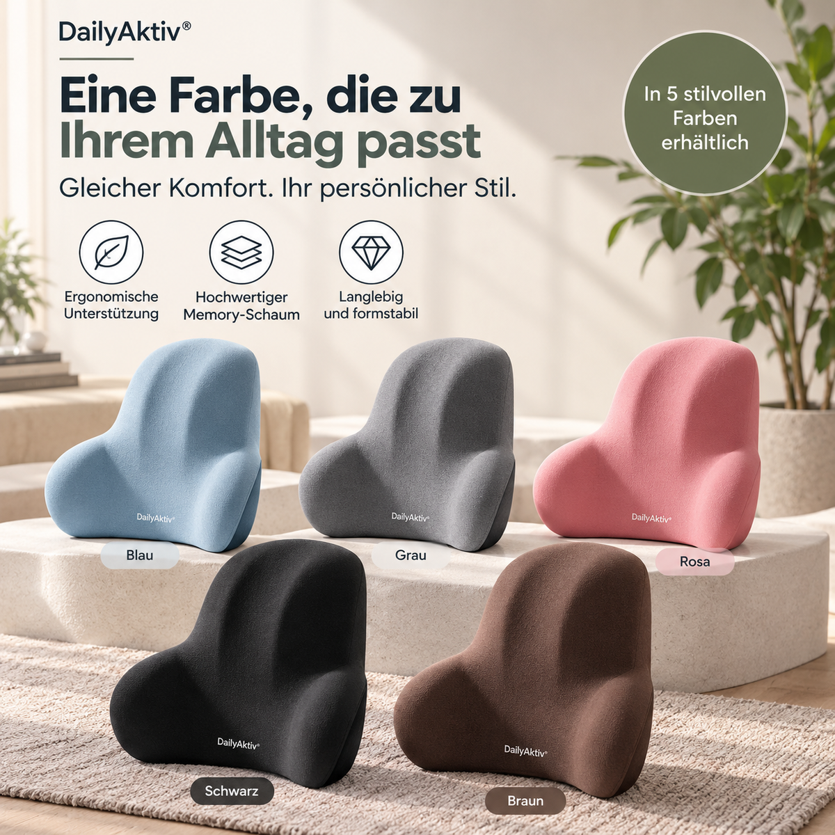 Ergonomisches Rückenkissen | SitzBalance