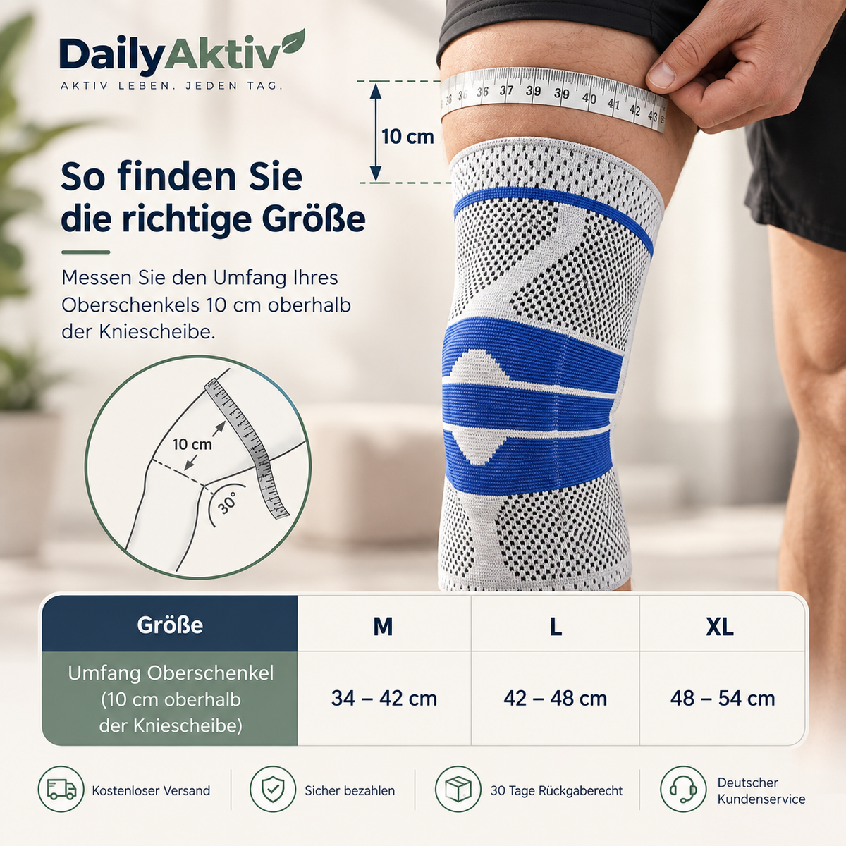 Stabilisierende Kniebandage | KnieStabil