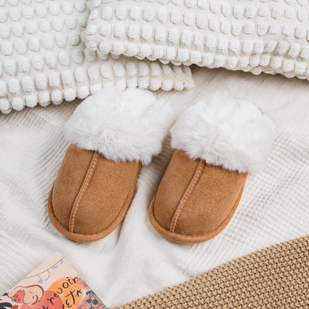 Warm gefütterte Hausschuhe | WärmeLivia