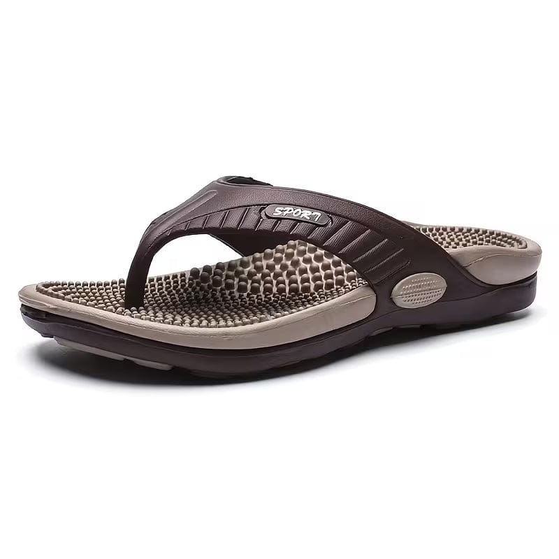 Massage-Zehentrenner mit Akupressur-Fußbett | ReflexStep